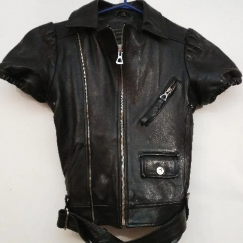 ISO - Rudsak vintage leather puff sleeved jacket - Picture 1 of 3